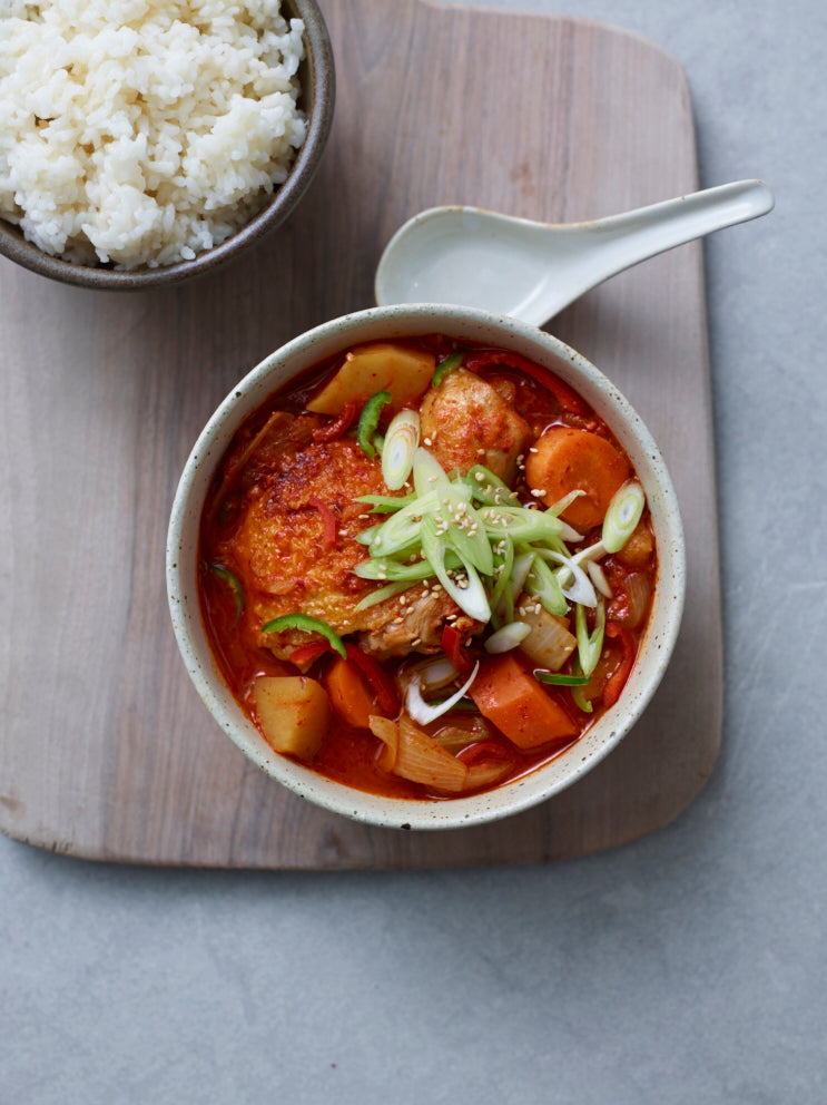 From Our Korean Kitchen: Spicy Korean Chicken Stew