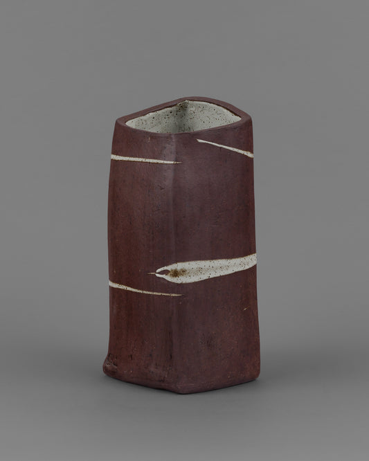 Janet Leach Tall Squared Vase (#1161)