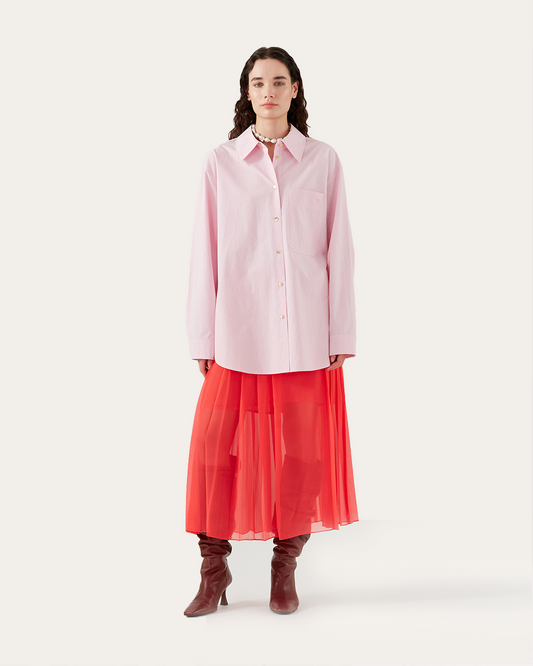 Caprice Shirt Organic Cotton Rose - Final Sale