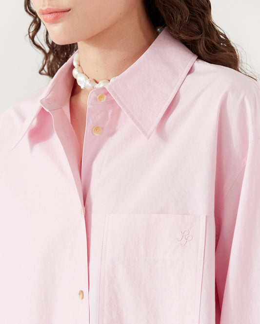 Caprice Shirt Organic Cotton Rose - Final Sale