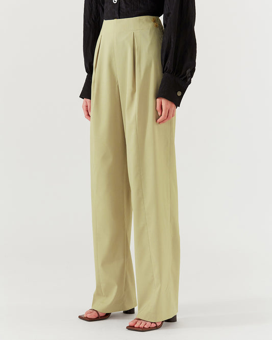 Reine Trousers Tailored Suiting Sage