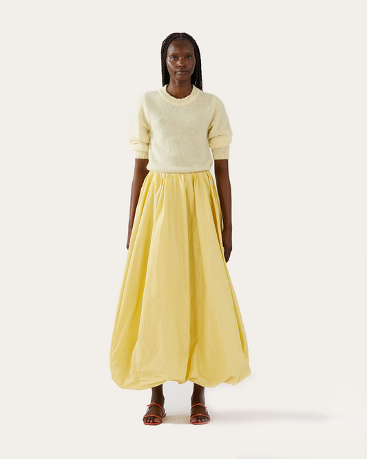 Flora Skirt Taffeta Yellow