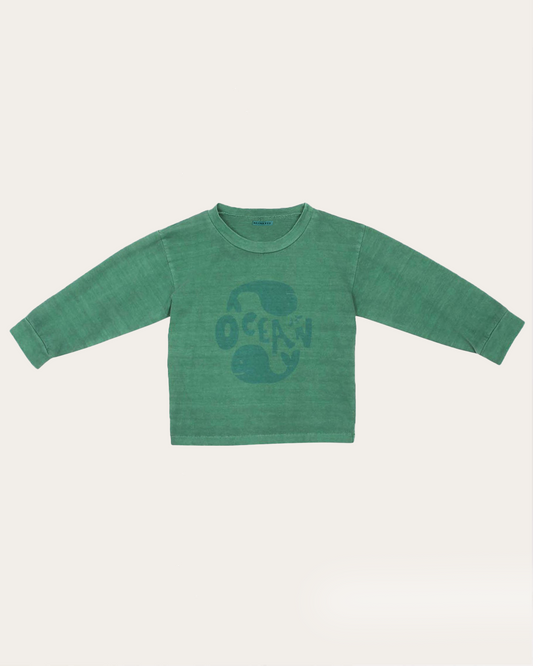 Marley Top Organic Cotton Green