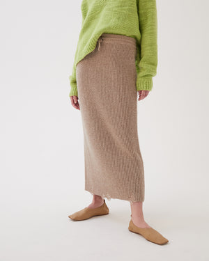 Leanne Skirt Alpaca Oat