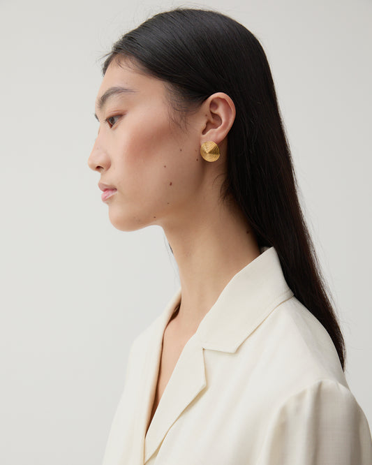 Spin Earrings Gold Plated