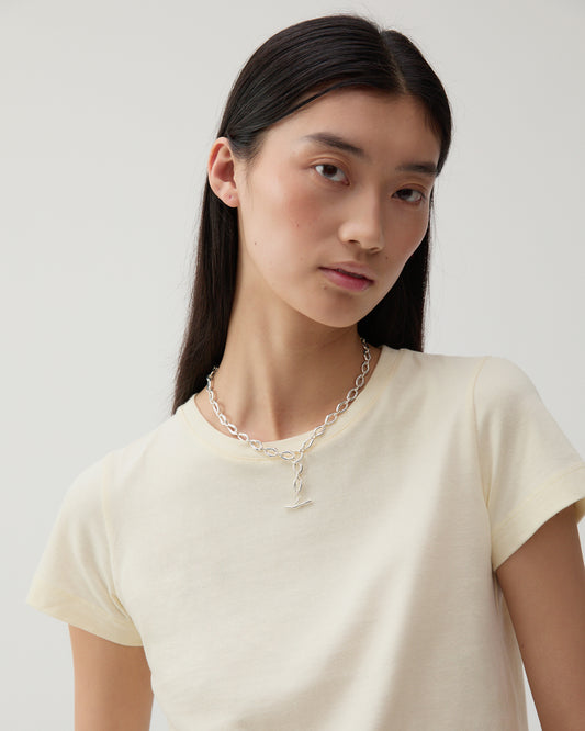 Munch x Rejina Pyo Molten Chain Necklace Silver Plated