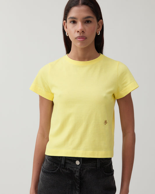 Adina T-Shirt Organic Cotton Jersey Yellow