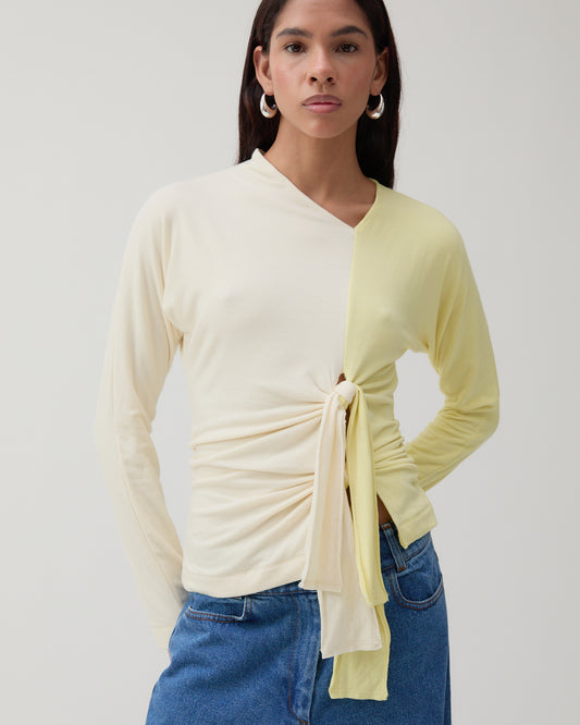 Analyn Top Tencel Blend Jersey Yellow