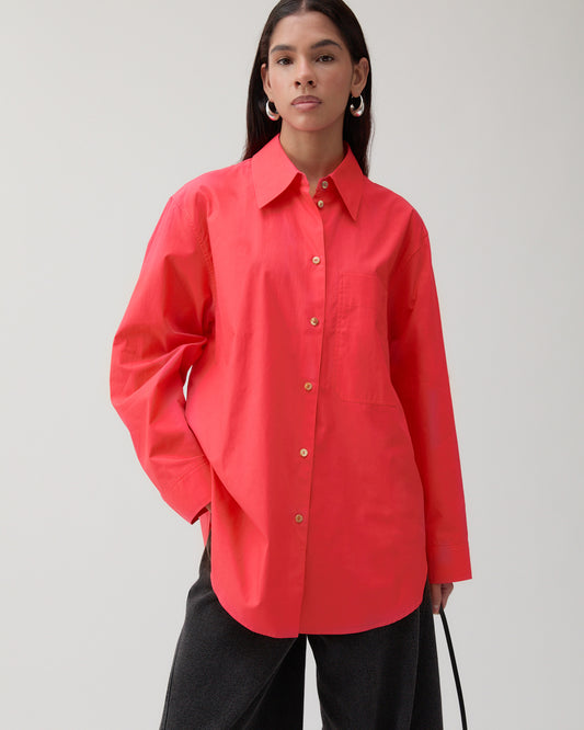 Caprice Shirt Organic Cotton Red