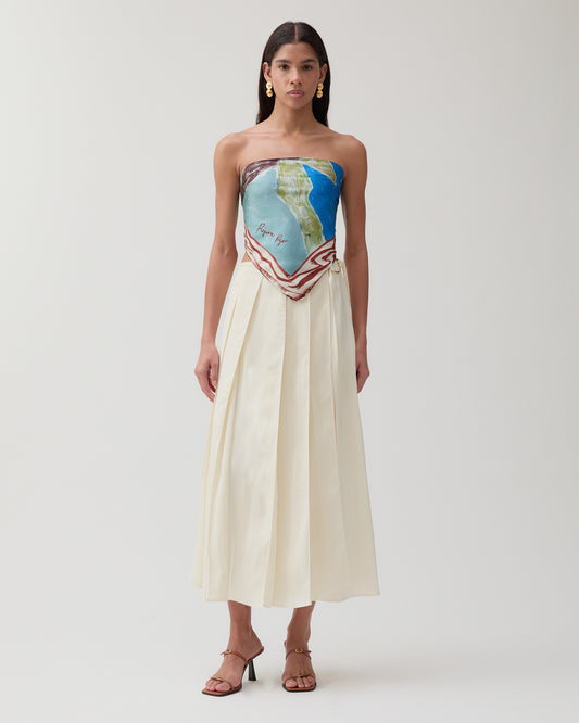 Alice Skirt Viscose Off-White