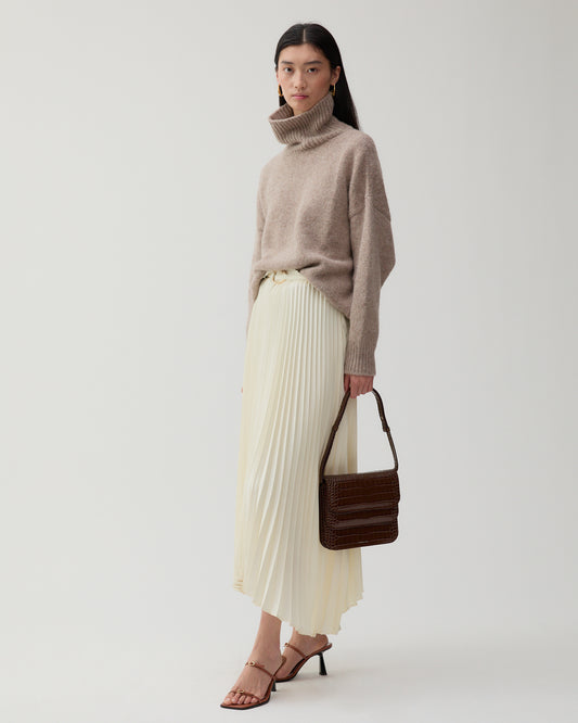 Claudia Sweater Chunky Alpaca Oat