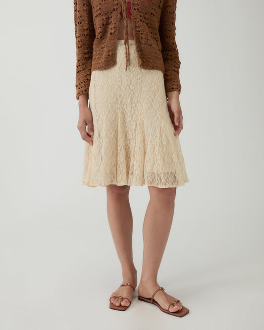 Taylor Skirt Lace Cream