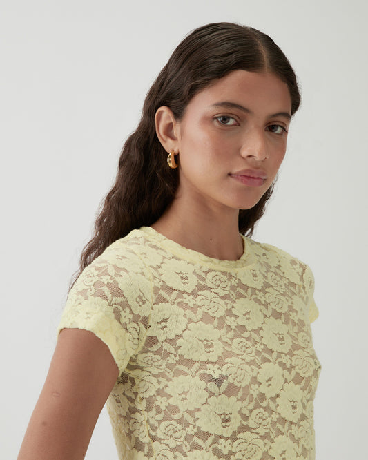 Large Moon Hoops Gold Plated