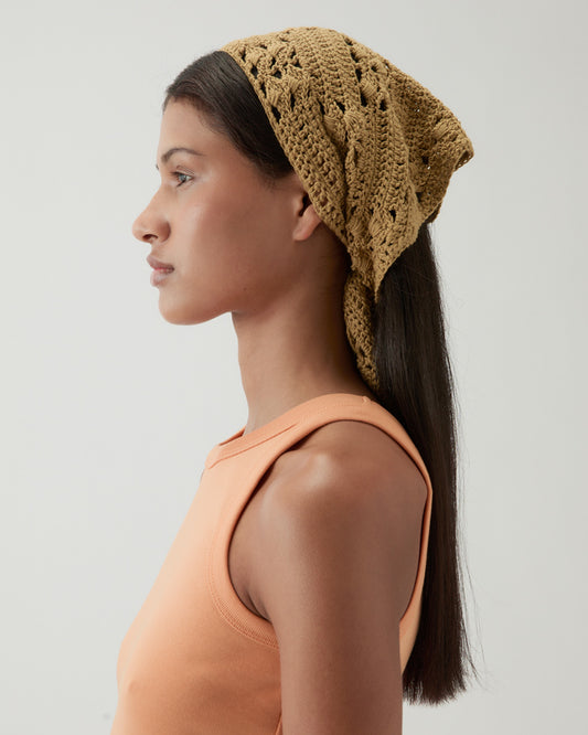 Sandy Headscarf Organic Cotton Oriente