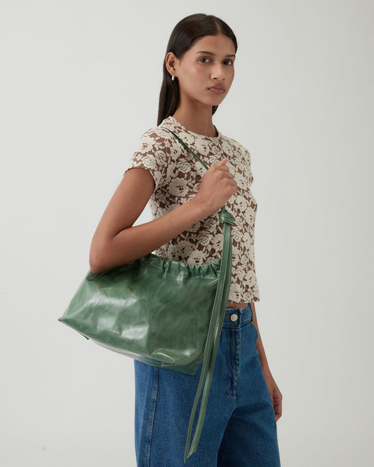 Felix Tote Leather Jade