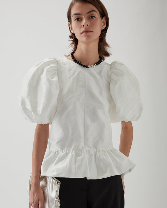 Alara Blouse Taffeta Cream