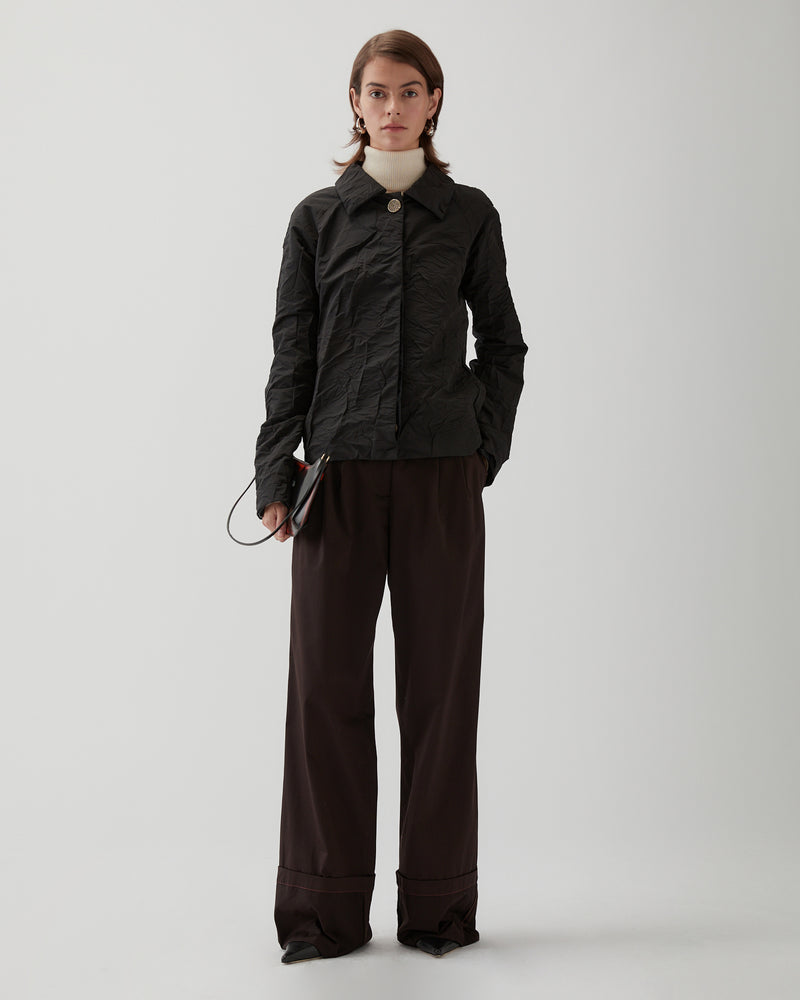 Paola Jacket Cotton Crush Black