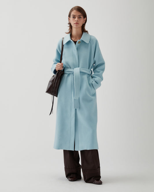 Alice Coat Wool Blue