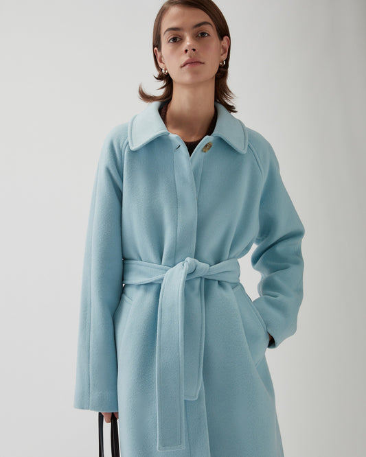 Alice Coat Wool Blue