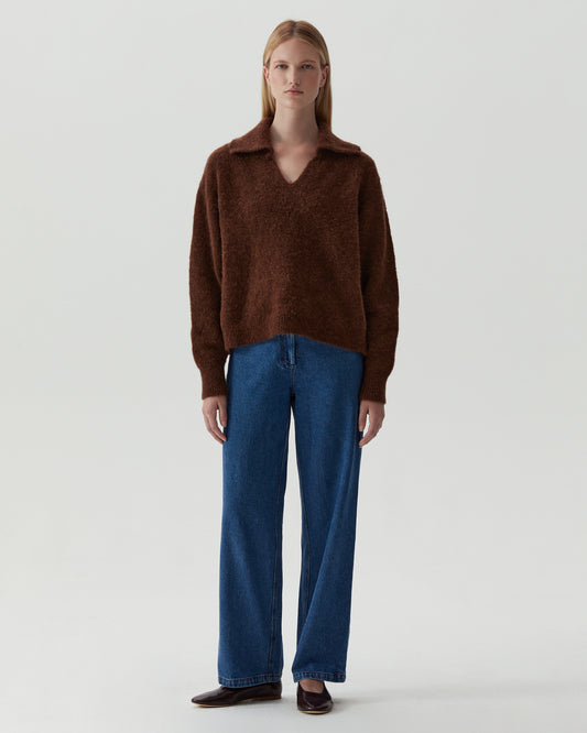 Sandy Sweater Alpaca Brown