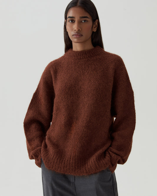Toni Sweater Alpaca Blend Brown