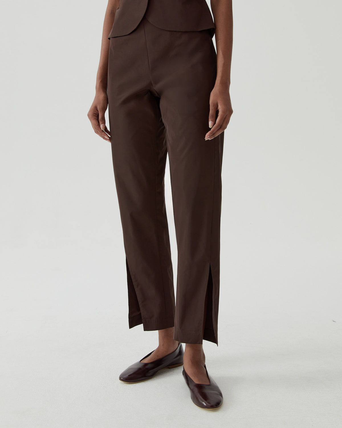 Miller Trousers Taffeta Brown