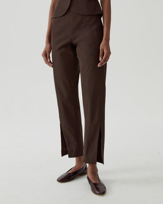 Miller Trousers Taffeta Brown