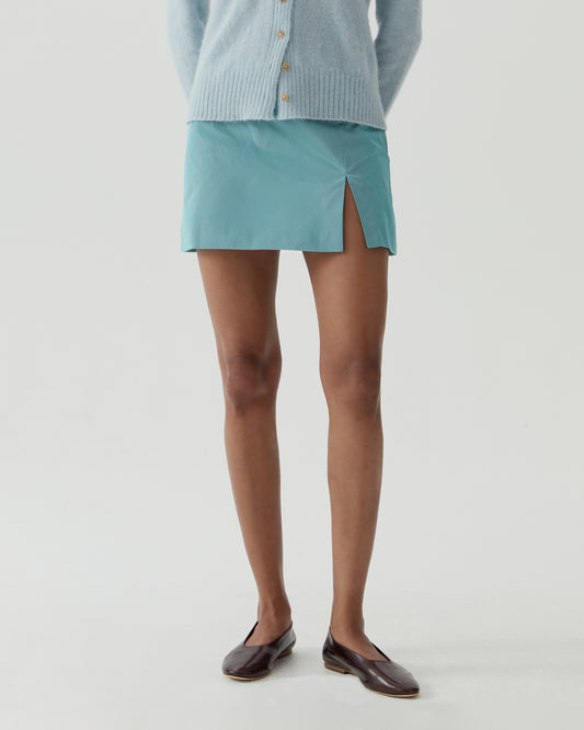 Della Skirt Taffeta Blue