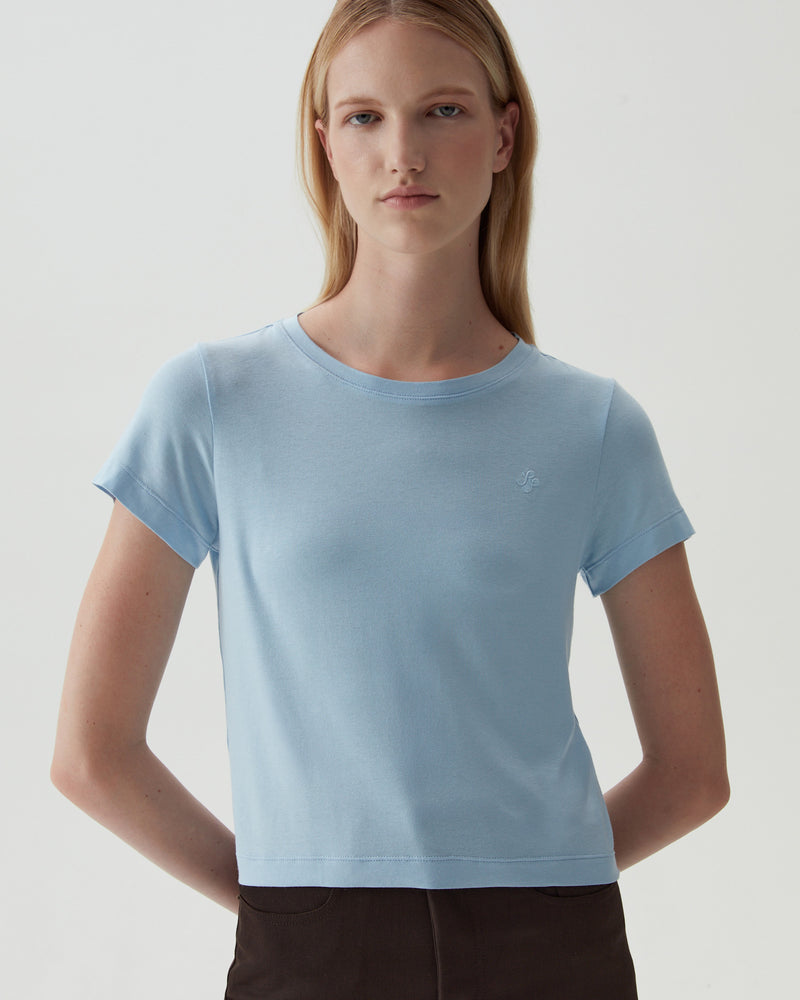 Adina T-shirt Viscose Jersey Blue