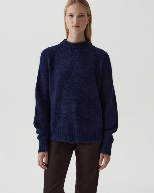 Toni Sweater Alpaca Blend Navy