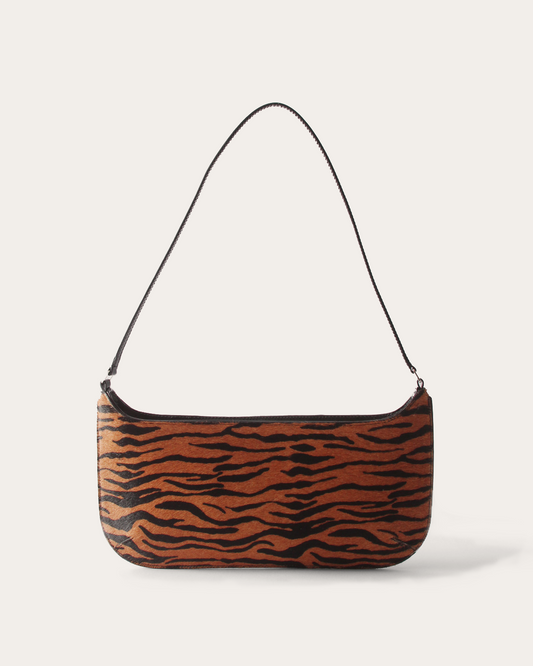 Cassie Bag Calfhair Print Brown