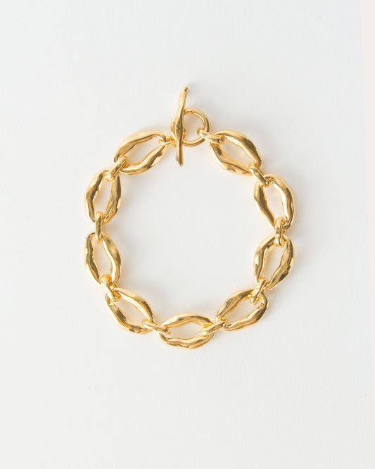 Munch x Rejina Pyo Molten Chain Bracelet Gold Plated