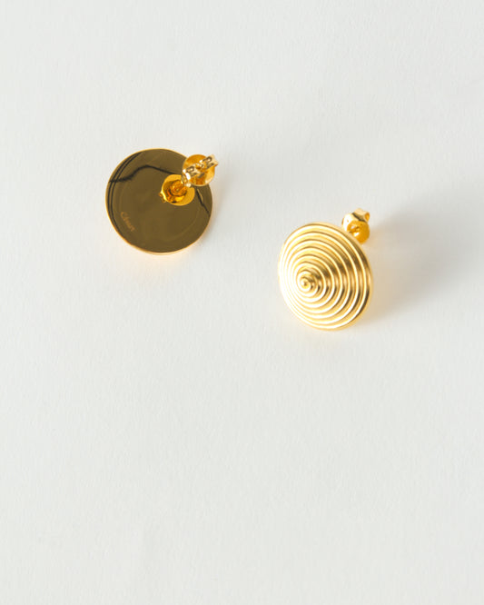 Spin Earrings Gold Plated