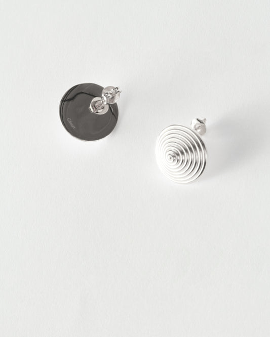 Spin Earrings Silver Plated