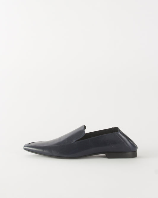 Pointed Loafer Leather Royal