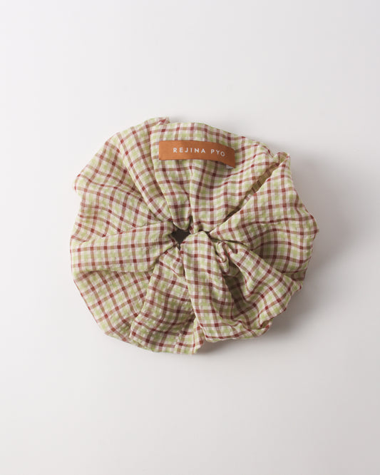 Scrunchie Check Green