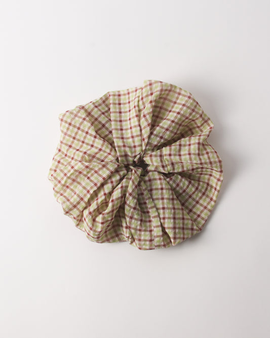 Scrunchie Check Green