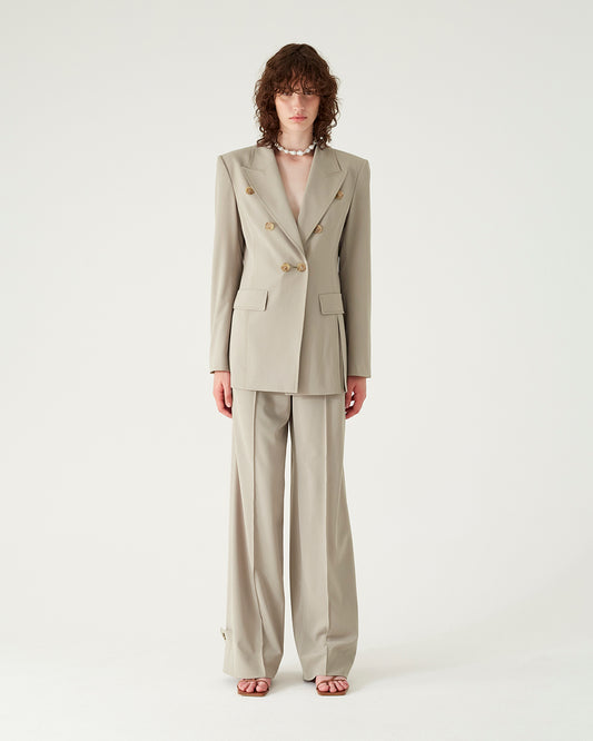 Arden Blazer Suiting Artichoke