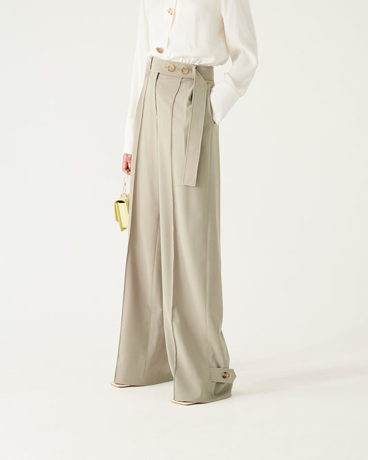 Nakita Trousers Suiting Artichoke