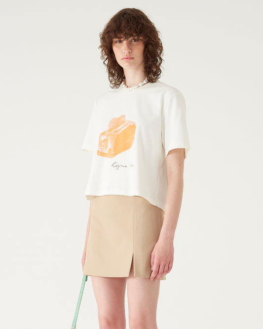 Murphy T-Shirt Organic Cotton Off-White Toast