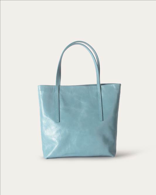 Lucy Bag Leather Celeste Blue