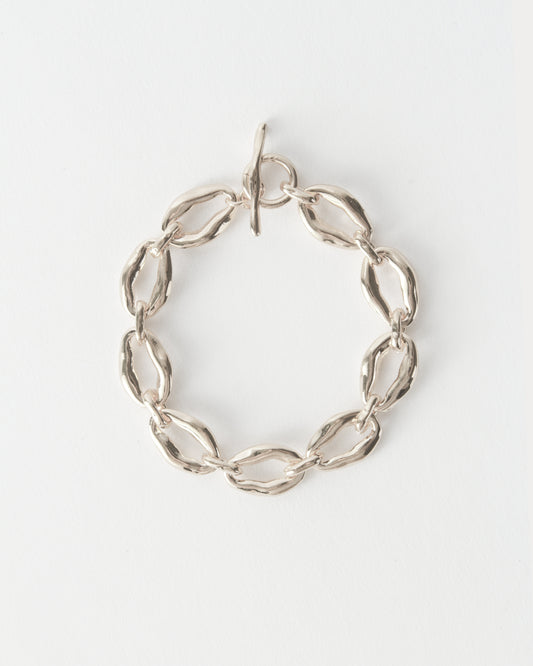 Munch x Rejina Pyo Molten Chain Bracelet Silver Plated