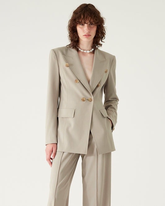 Arden Blazer Suiting Artichoke